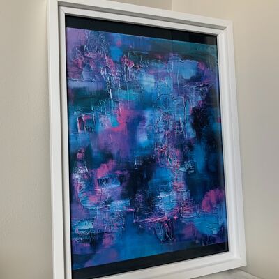 Crystal Magic - A3 Print in White Frame