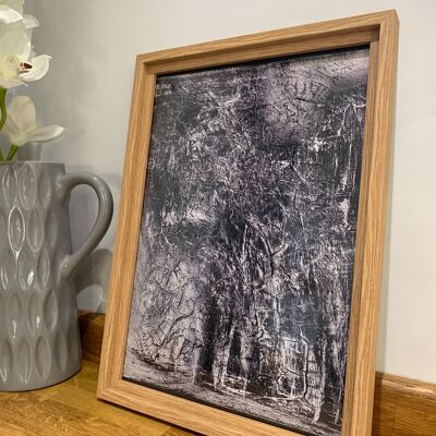 The Void - A3 Print in Natural Frame
