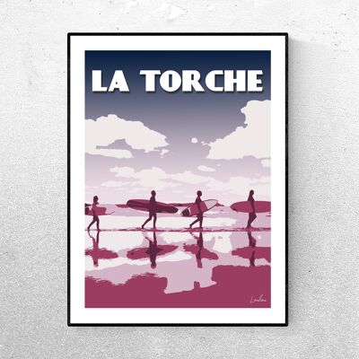 Affiche LA TORCHE - Violet