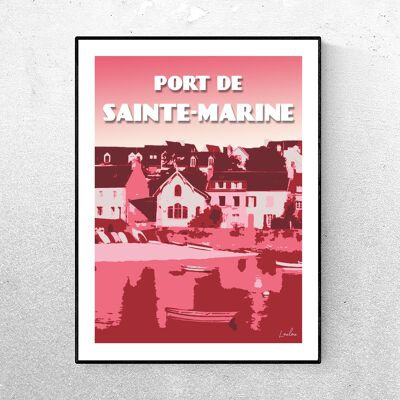 SAINTE-MARINE Poster - Pink