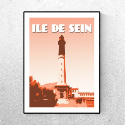 Póster ISLA DE MAMA - Naranja