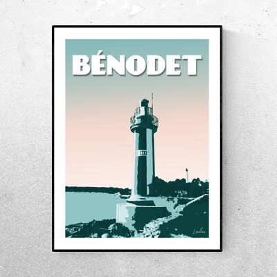 Poster BENODET - Verde