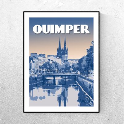 QUIMPER poster - Blue