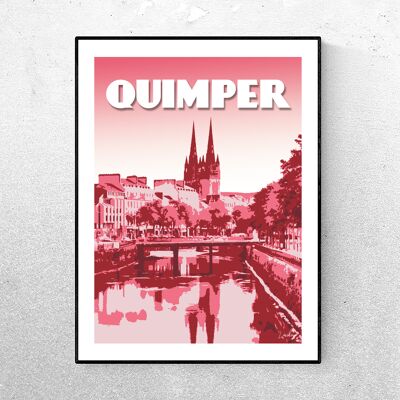 QUIMPER poster - Pink