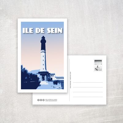 Carte Postale ILE DE SEIN - Bleu