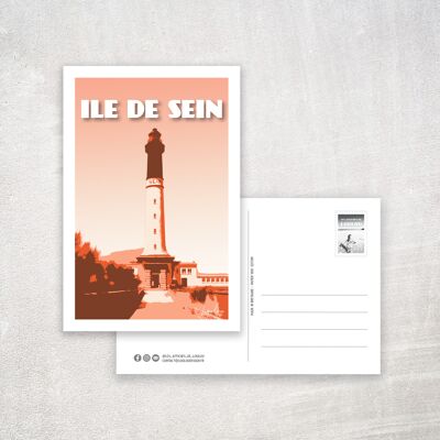 Cartolina ISOLA DEL SENO - Arancione