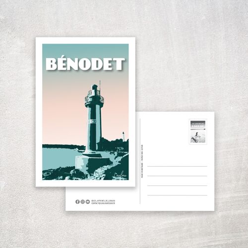 Carte Postale BENODET - Vert