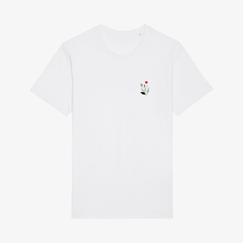 T-shirt hfemme heart flower