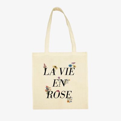 BOLSO TOTE LA VIE EN ROSE