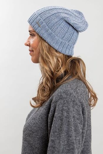 Bonnet Wayra Bleu Gris 3