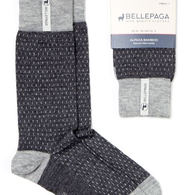 Chaussettes Wira Gris Anthracite/Gris Clair
