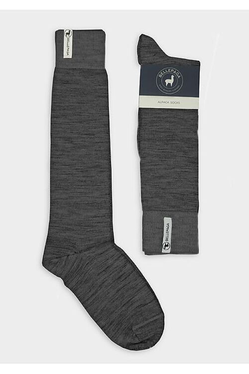 Chaussettes Inca Mi-Mollet Gris Anthracite