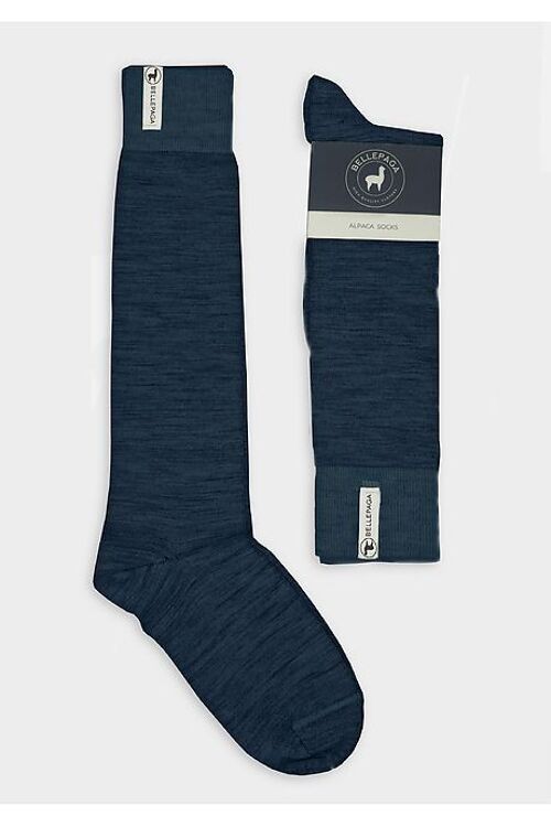 Chaussettes Inca Haute Bleu Marine