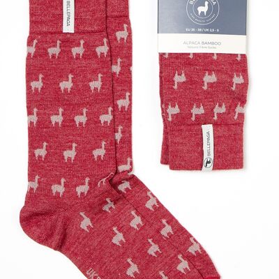 Chaussettes Yupa Classique Rouge/Gris Clair