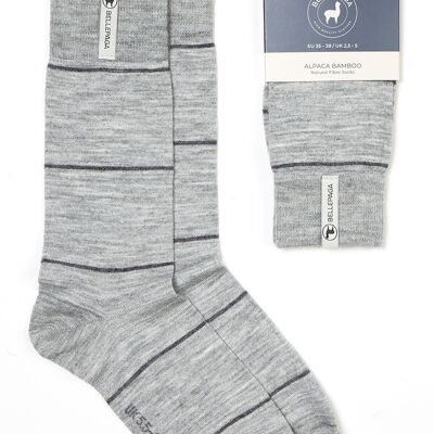Classic Mulla Socks Light Gray / Anthracite Gray