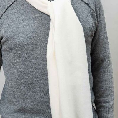 Suni Scarf White