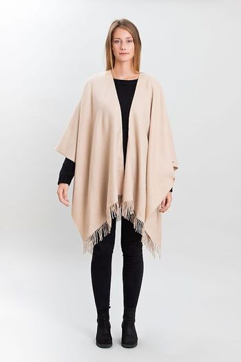 Poncho Warmi Beige 3