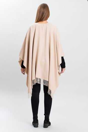 Poncho Warmi Beige 5