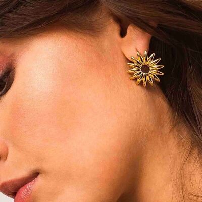 Gold Beneth earrings