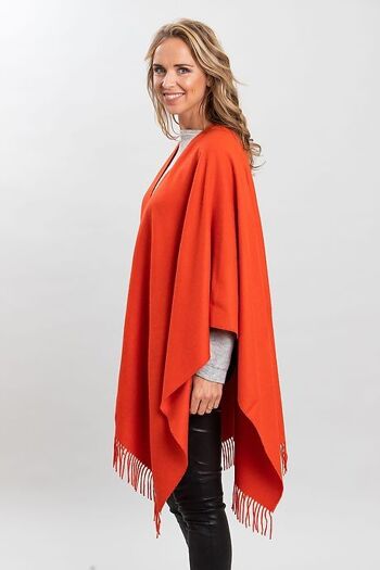 Poncho Warmi Orange 5