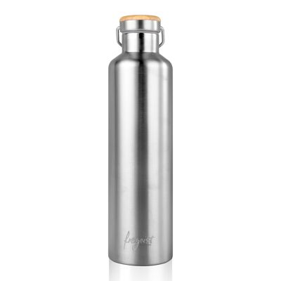 Stainless steel thermos bottle | Drinking bottle, double-walled, vacuum-insulated | 1000 ml