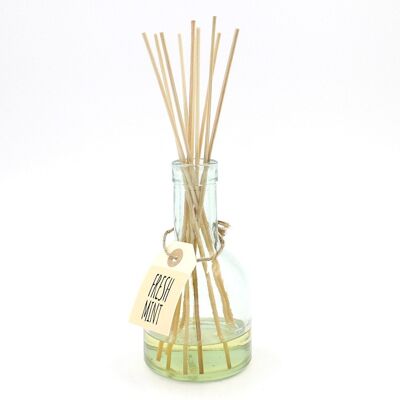 MIKADO-FLASCHE MIT FRISCHER MINT-TASCHE