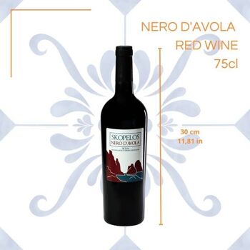 Vin sicilien biologique Nero D'avola DOC - 75cl 4