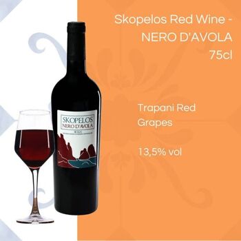 Vin sicilien biologique Nero D'avola DOC - 75cl 5