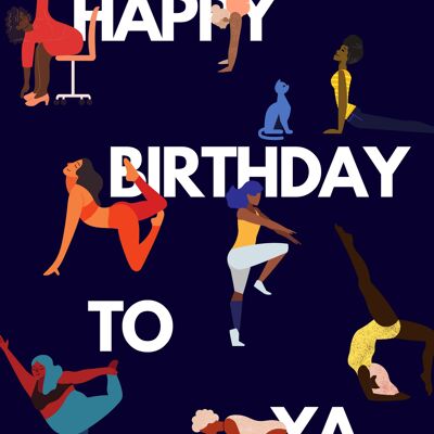 Happy Birthday To Ya card