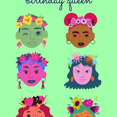 Birthday Queen card