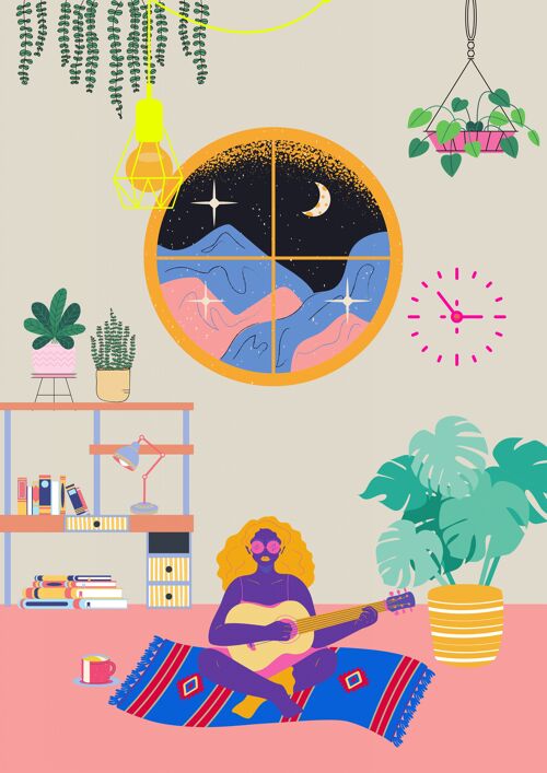 Paradise House: Chillout Room print