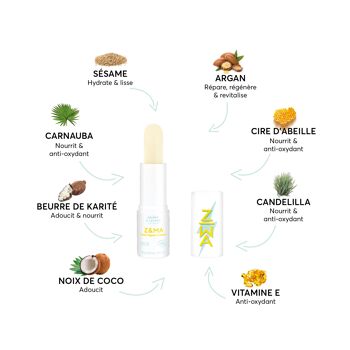 Baume à lèvres BIO au beurre de karité et huile de coco (hydrate et nourrit) 4