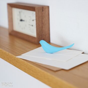 Birdie  bleu - Ouvre-lettre & coupe papier 1