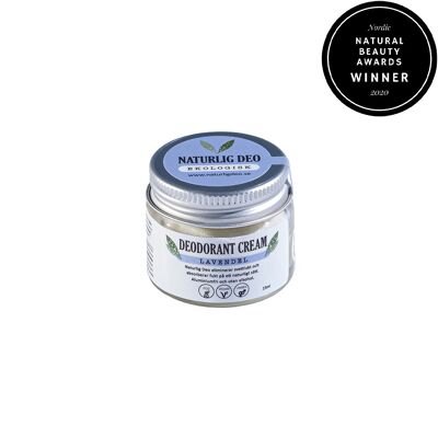Naturlig Deo- Organic deodorant cream Lavender 15ml