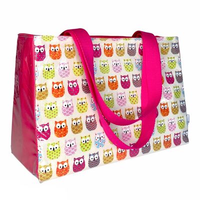 Cooler bag M, “Colorful owls”