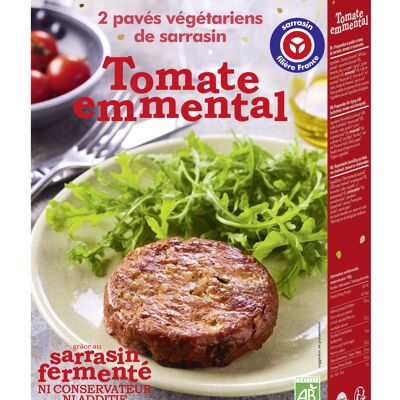 Pavés végétariens de sarrasin Tomate Emmental