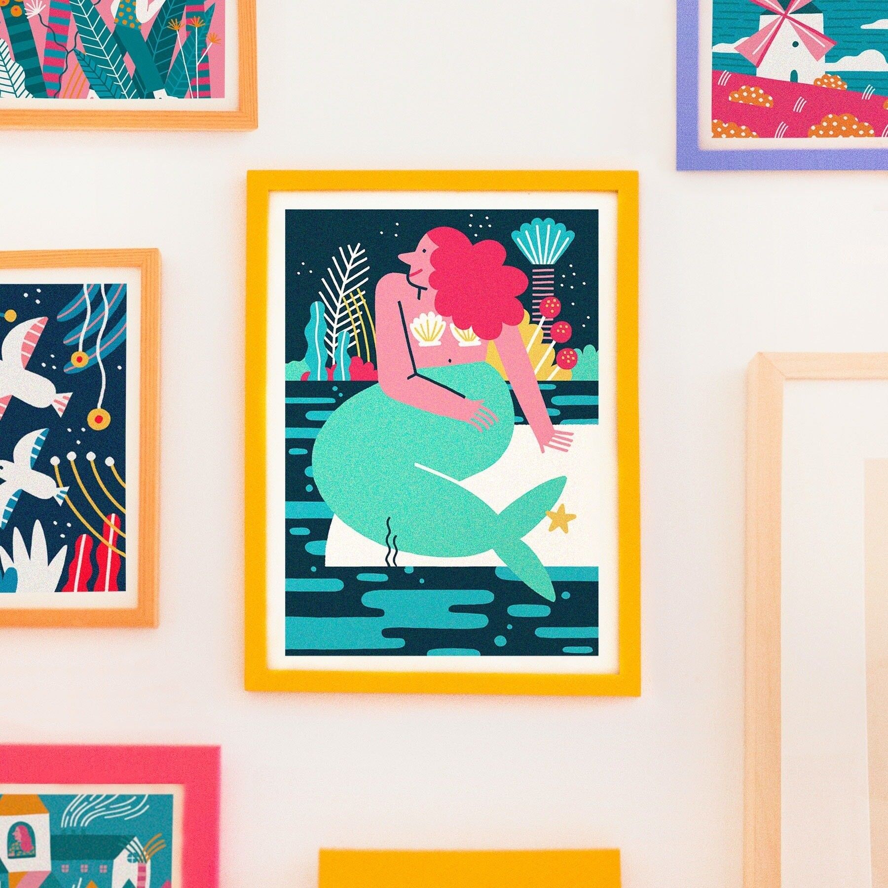 Meerjungfrau // A4 Digitaldruck