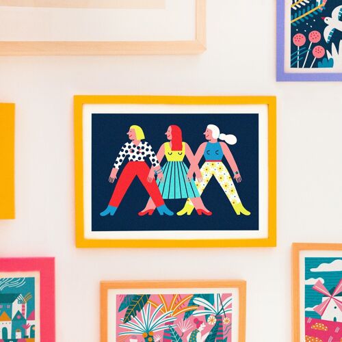 Sisters // A4 Digital Print