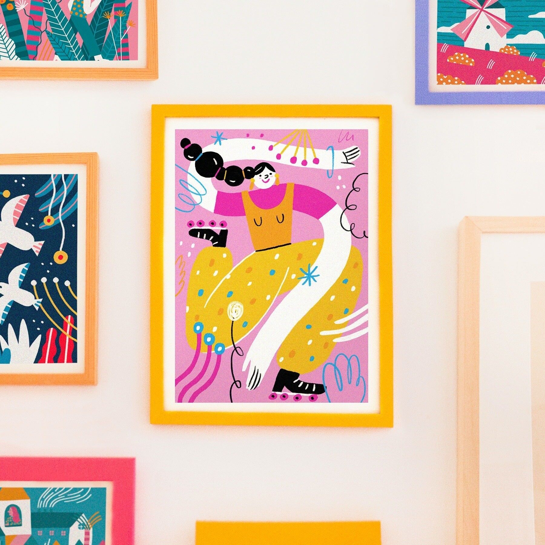 Skater Girl // Stampa digitale A4