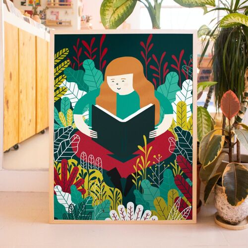 Reading Garden // Poster 50x70