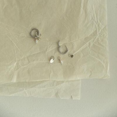 10+1 braccialetti in pastiglia (da abbinare agli orecchini 10+1) - argento (un paio)