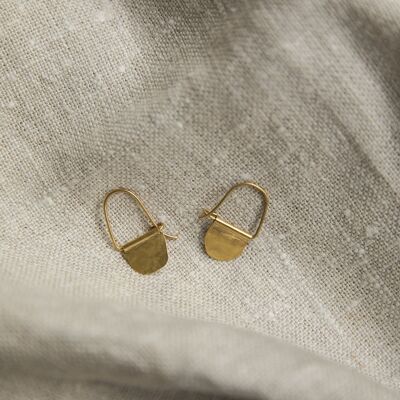 SIMPLE EARRING - gold-plated