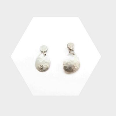 BOUCLE D'OREILLE PLIC - argent