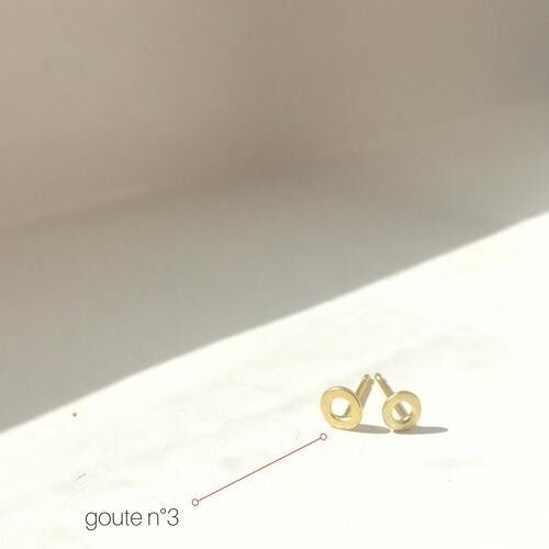 GOUTE EARPIN - Goute n° 1 - Pair - yellow gold