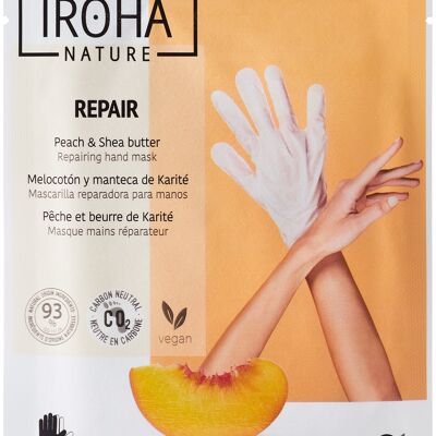 Peach Repair Mask Handschuhe - IROHA NATURE