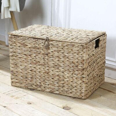 Water Hyacinth Chest with Lid
