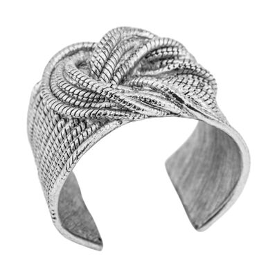 B60076.40 Bracelet argenté au 925 Sterling avec un noeud