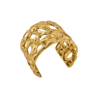 B61108.30 - Bracelet doré à l'or fin 24 carats design à pavé