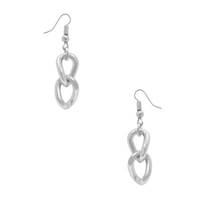 E58060.20 - Boucles d'oreilles étain argenté