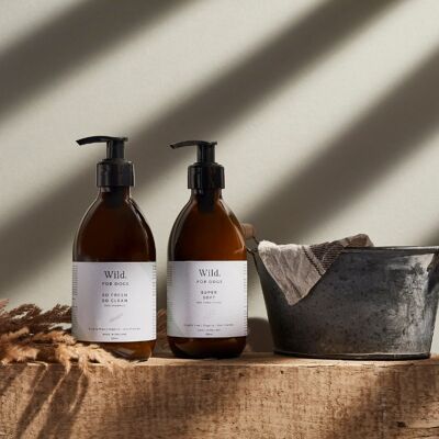 The Organic Grooming Duo - 300ml Duo with pump £44.50